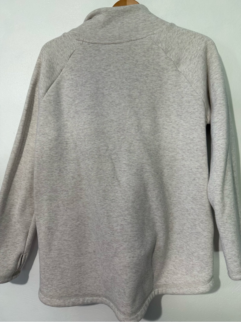 Athleta Cozy Karma Asymmetrical Pullover Fleece Large - Picture 9 of 12